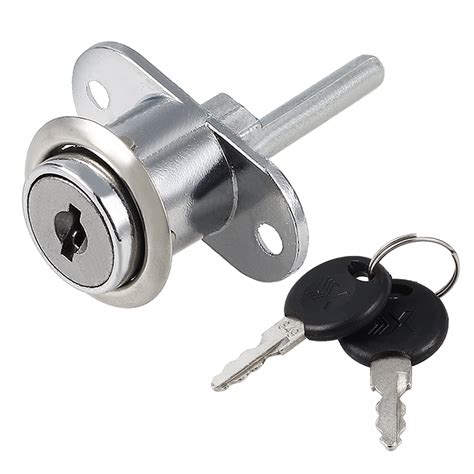 cupboard door locks with key.